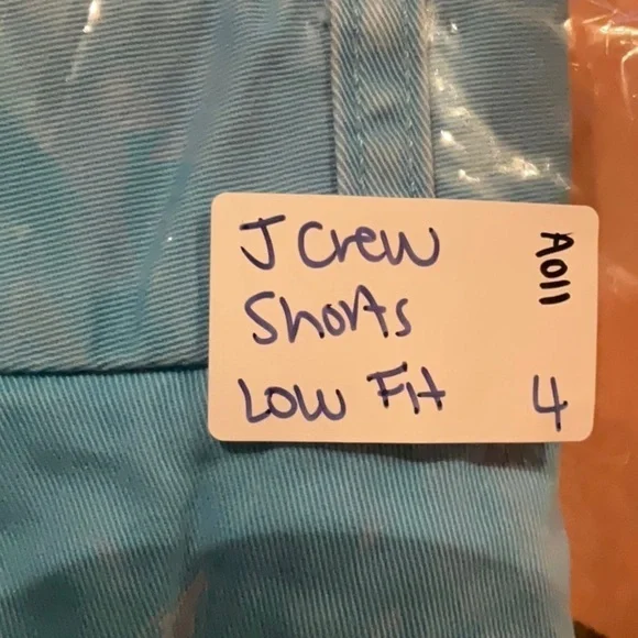 J Crew Blue Low Fit Shorts Size 4 5” Inseam - Picture 9 of 9